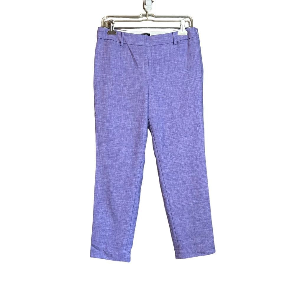Talbots Chatham purple wool‎ blend pants. Size 8p